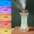 thumbnail image 1 of Lámpara de mesa de cristal con humidificadores para dormitorio, luz nocturna que cambia de color, lámpara de noche de diamantes para dormitorio, sala de estar, regalo, 1 of 5