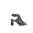 thumbnail image 2 of Alfani | Floriss Step 'N Flex Block-Heel Shooties | Black/White Snake, 2 of 8