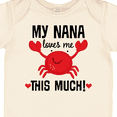 thumbnail image 4 of Inktastic Nana Loves Me Grandson Boys or Girls Baby Bodysuit, 4 of 5