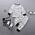thumbnail image 4 of URMAGIC Toddler Baby Boys Halloween Outfits Mummy Print Kids Tops Pants Set 1-2 Years, 4 of 9
