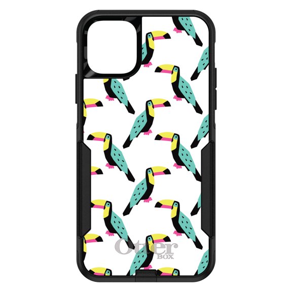 DistinctInk OtterBox Commuter Custom Case for Apple iPhone 15 (6.1" Screen) - Teal - Raised Bezel Screen Guard