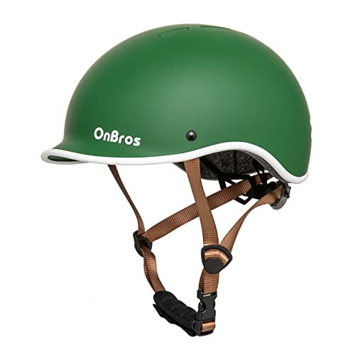 Bike Helmet, OnBros Helmets for Adults Men and Women, Adult Scooter Skateboard Bicycle Helmets for Men and Women, Road Cycling Skate Helmet Adult, Integrated Design for Mens and Womens Bike Helmet