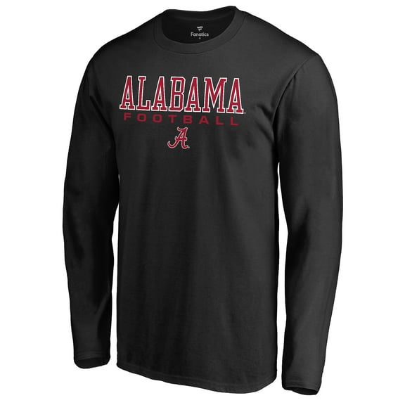 Men's Black Alabama Crimson Tide Team Unity Football Long Sleeve T-Shirt