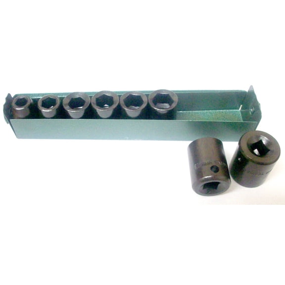 Mechanics Tool Heavy Duty 9 Pc. 3/8" Dr. 6 Point Metric Impact Socket Set AF2511