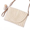 thumbnail image 3 of Douhoow Women Fashion Crossbody Envelope Bag Elegant Straw Handbag Clutch Summer Beach Shoulder Bag, 3 of 9