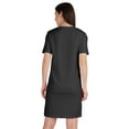 thumbnail image 5 of Inkmeso Womens Plain Shift Dress Short Sleeve Regular Fit Cotton Jersey Tshirt Dress, 5 of 7