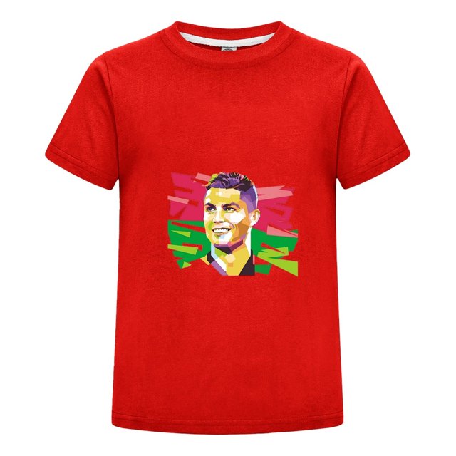 Playera Niño Futbol CR7 | Diseño con Celebración y Dorsal 7