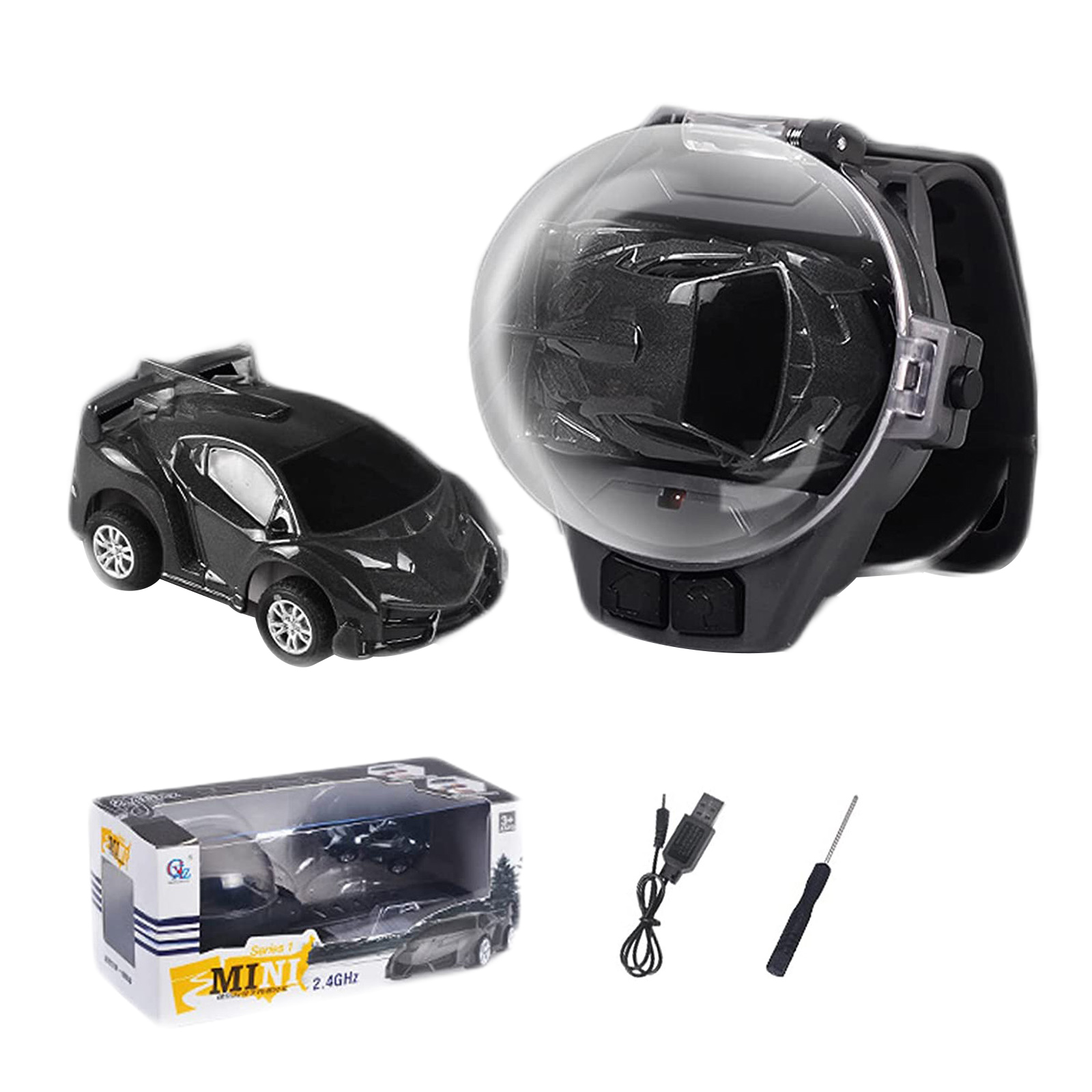 Buy Mini RC Car Watch Toy ，RC Car- 2.4 GHz Cute Wrist Racing Watch, USB ...