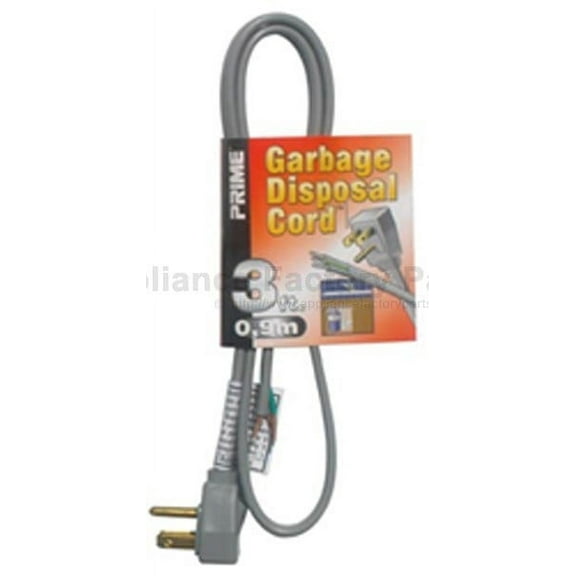 Appliance Factory Parts REPLACEMENT GARBAGE DISPOSAL POWER CORD 110AC8143