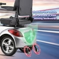 thumbnail image 5 of SKRT Large 3 Wheels Mobility Scooter (XW-E02), Electric Heavy Duty Wheelchair Device, 500 LBS Capacity for Seniors & Adults, Speed Adjust, Seat Extension, 5 of 10