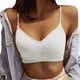 thumbnail image 1 of Pack de 6 sujetadores deportivos acolchados para mujer: sujetador bandeau con cuello en V, relleno extraíble, colores surtidos, tallas M-XL, 1 of 6
