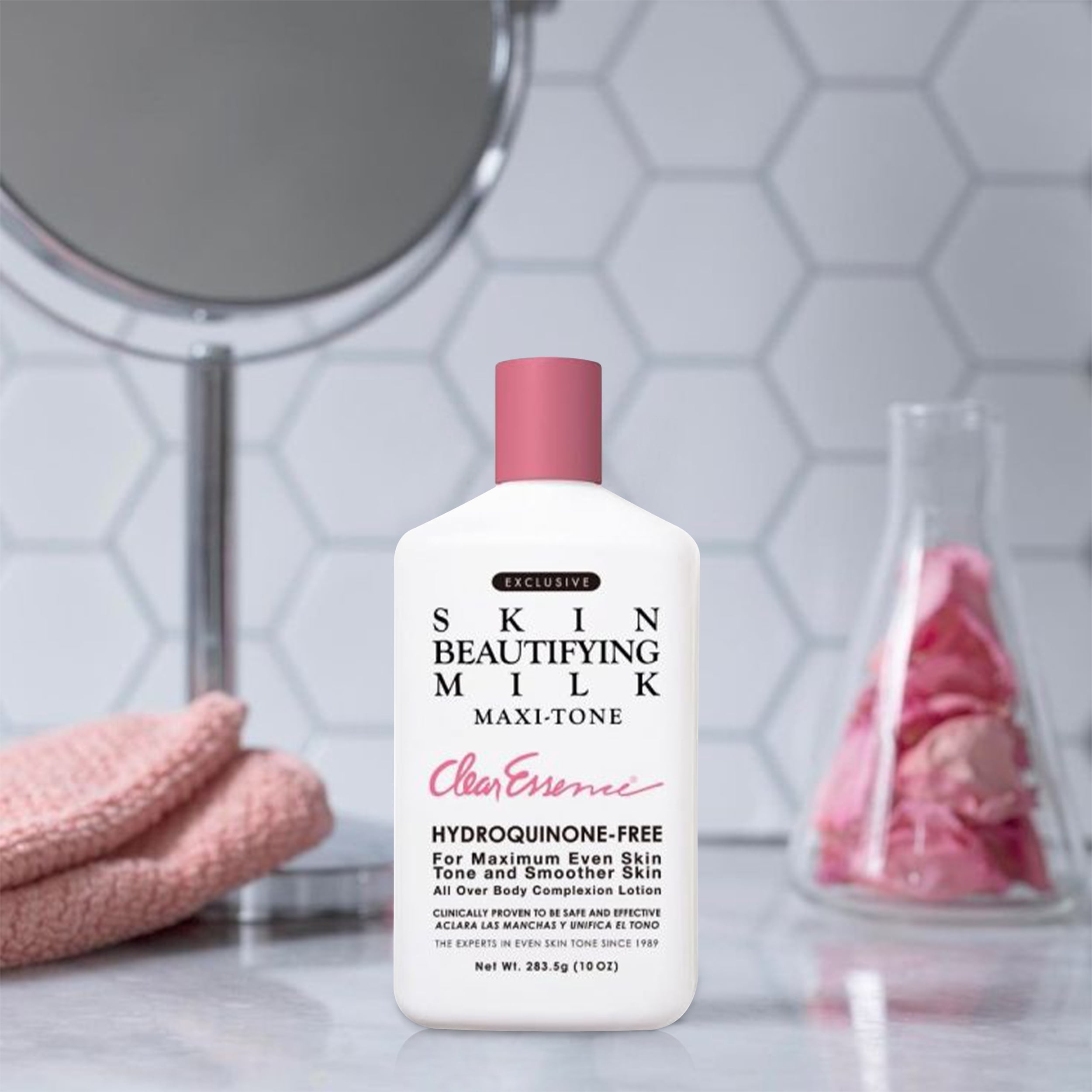 Clear Essence Milk Maxi-Tone Body Lotion - Dermatologist Tested