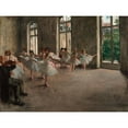 thumbnail image 3 of Degas, Edgar 24x19 Black Modern Framed Museum Art Print Titled - Ballet Rehearsal, 3 of 5