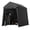 black, variant on Portable Storage Shed for Outdoors,Heavy Duty Carport with Roll Up Doors & Vents Outdoor Storage Shed,Waterproof and Uv Resistant Anti-Snow Garage Storage Shelter for Motorcyc,ATV and Garden Tools