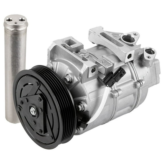 AC Compressor w/ A/C Drier For Nissan Altima 2.5L 4-Cyl 2007 2008 2009 2010 2011 2012 - BuyAutoParts
