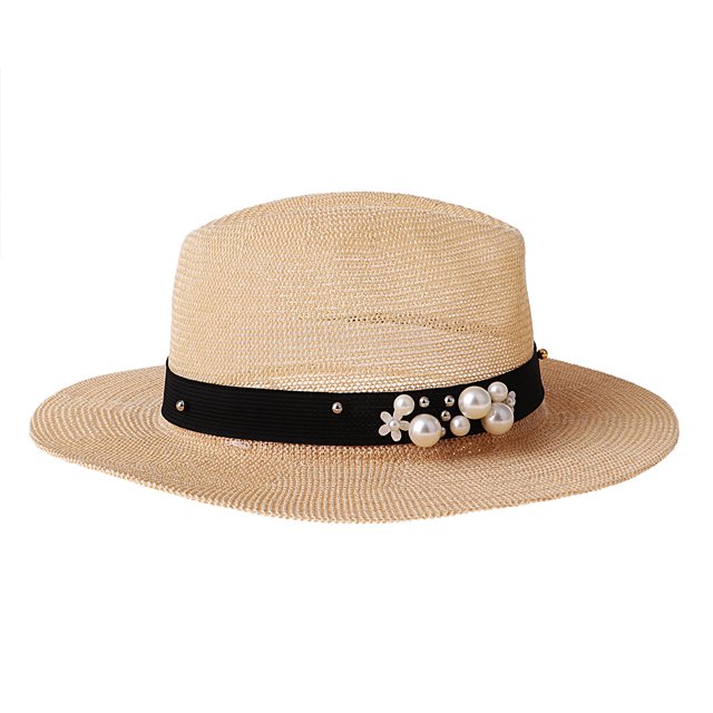Gorra de Paja Unisex Sombrero Ajustable Complimentos Verano Flojo con Yinane Sombreros de verano para mujer