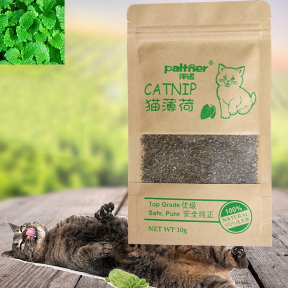 Cat Mint Natural Organic Premium Treats Catnip Menthol Kitten Funny Flavor Sleep 