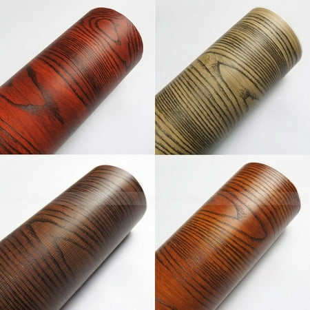 Wood Grain Contact Paper Self Adhesive Vinyl Shelf Liner Covering