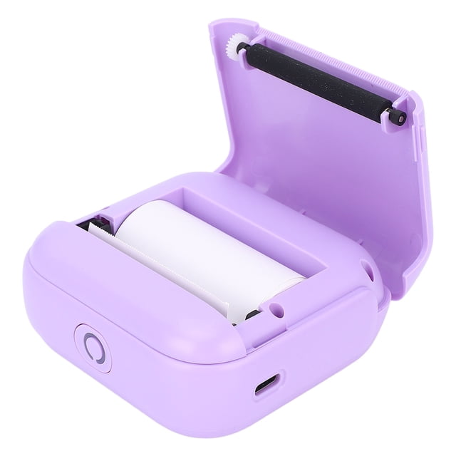 Portable Printers Wireless for Travel, Inkless Thermal Printer Thermal Photo Printer Thermal Label Printer for Home School Office