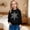 C-Black366, variant on JIAYUE Boys Girls Unisex Tops Sweatshirt Snowflake Long Sleeve Crew Neck Snug Warmth Pullover For Child Stylish Urban Streetwear