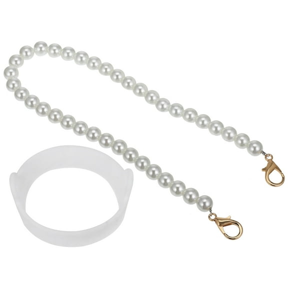 HOMEMAXS  Water Bottle Carrier Outdoor Holder Chain Hanger Rope Travel White