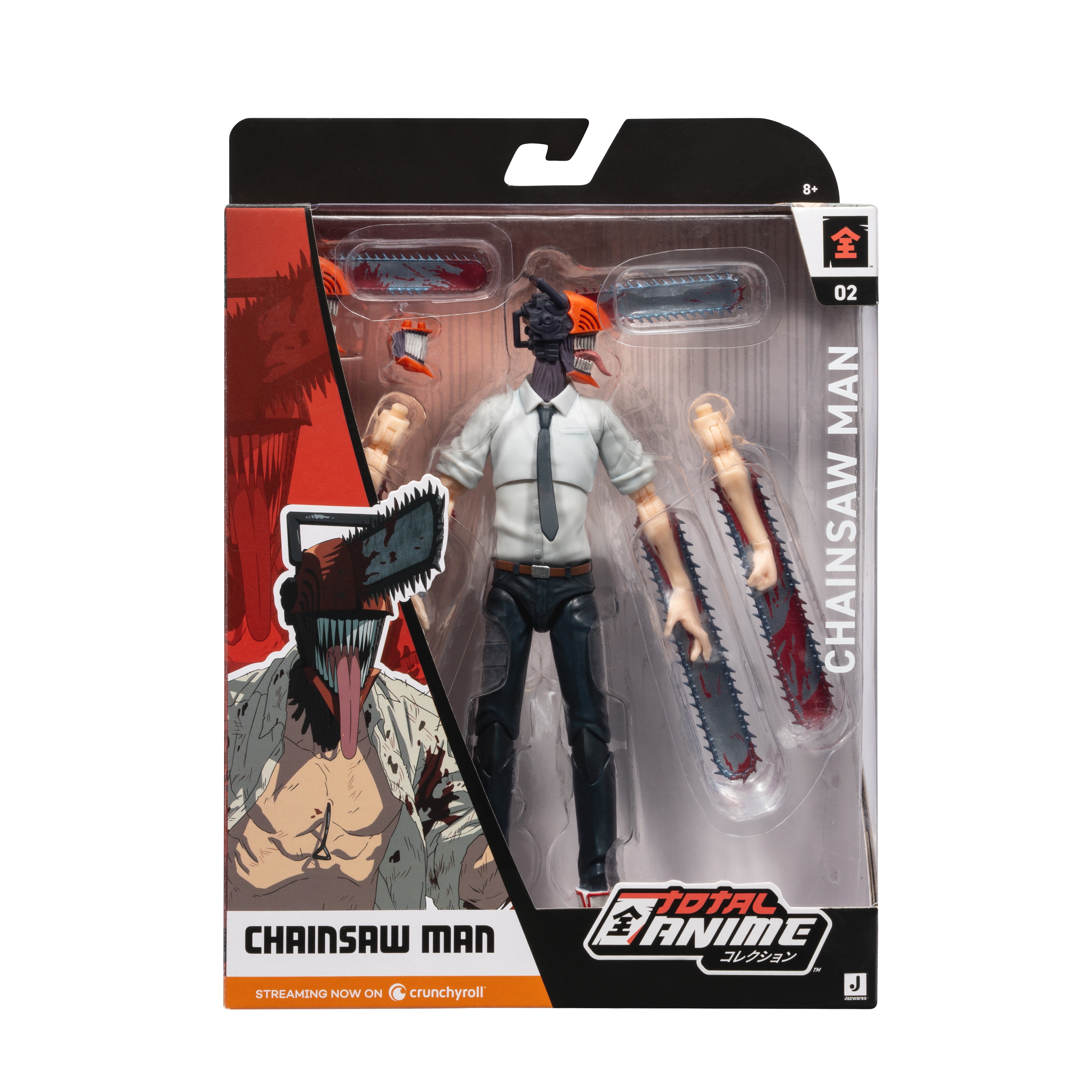 Total Anime Chainsaw Man - 6.5-Inch Figure with Alternate Head and