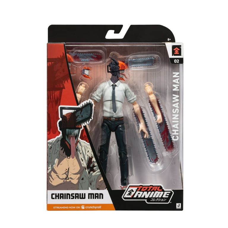 Total Anime Chainsaw Man - 6.5-Inch Figure with Alternate Head and