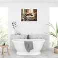 thumbnail image 4 of HFDF Bathroom Hippo Wall Art Hippo Bathroom Pictures Wall Decor for Restroom,Toilet Bathroom Canvas Painting Print Home Modern Artwork Decoration 24x20inch Framed, 4 of 7
