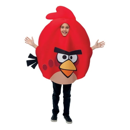 Red and Yellow Terence Angry Birds Unisex Child Halloween Costume - One