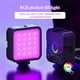 thumbnail image 5 of LED RGB MINI LAMPARA DE FOTOGRAFÍA LIGERA LED DESCRESA LUZ DE VLOG PORTÁL, 5 of 7