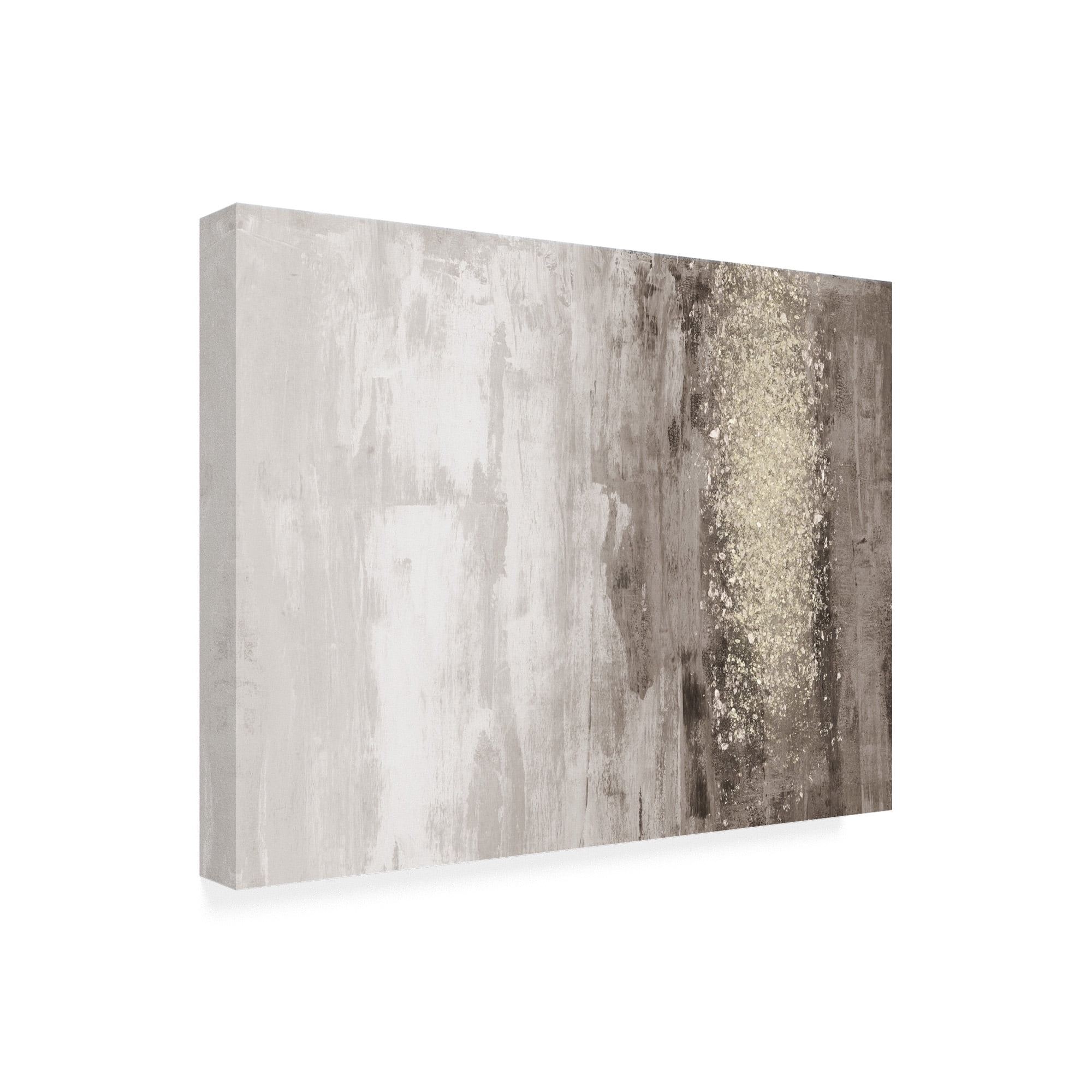 Trademark Fine Art 'Glitter Rain I' Canvas Art by Jennifer Goldberger