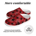 thumbnail image 6 of Kdxio A Web With A Spider 1 Women's Men's Slippers Plush Slip-On House Slipper for Winter Indoor Soft Cushion Non-slip Fluffy Slides Slippers-37/38, 6 of 7