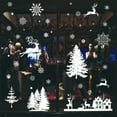 thumbnail image 4 of Kezqiaxn Christmas Windows Clings for Glass Windows, 8Pcs Snow Reindeer Window Clings, Christmas Stickers Statics Christmas Glitter Window Stickers Winter Christmas Decals for Decoration White, 4 of 7