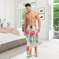 thumbnail image 6 of GZHJMY Cat Pajama Pants for Men, Lounge Pants Lightweight Men Pajama Bottoms with Drawstring Pockets, Christmas New Year Birthday Gifts, Medium, 6 of 6