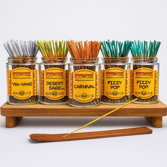 100x Wild Berry Shorties Incense Sticks - Vibrant Energy - Variety Pack