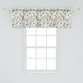 thumbnail image 2 of Ambesonne Spaceship Window Valance, Colorful Cosmos Moon, 54" X 18", Multicolor, 2 of 3