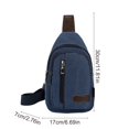 thumbnail image 3 of Bolso de Pecho para Hombre, Informal, Deportivo, de Lona, Bandolera, Resistente Al Desgaste, para Trabajo En Obras de Construcción., 3 of 6