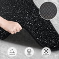 thumbnail image 3 of Naloa Black Glitter Car Foot Mat Set of 4 Pieces - Universal Floor Liner Neoprene Full Set Floor Mats for Cars Trucks SUV, 3 of 7