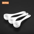 thumbnail image 3 of Uxcell 20Pack Plastic Measuring Spoons Powder Scoops Spoon Kitchen Spoons, 2g White, 3 of 6