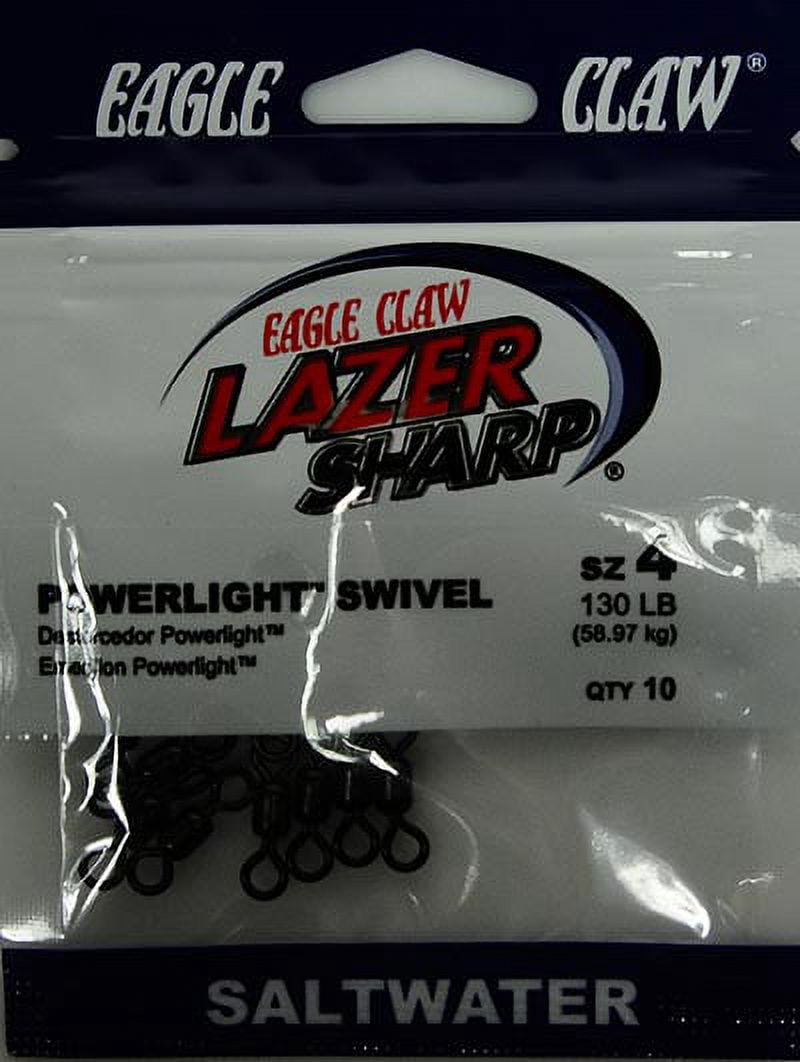 Eagle Claw Fishing Tackle, Lazer Sharp Saltwater Power Swivels