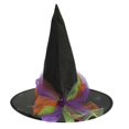 thumbnail image 2 of Halloween Witch Hat Fashion Decoration For Costume Accessories In Purple Color Suitable For Adults 1Pcs, 2 of 2