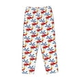 thumbnail image 4 of Xecao Cartoon Helicopter Women's Straight Lounge Pajama Pants: The Epitome of Relaxed Sleepwear, 4 of 9