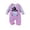 Z2 Purple, variant on Ticikt Baby Girls Halloween Skeleton Romper Long Sleeve Bodysuit Skull Print Outfit with Headband for Toddler Halloween Party
