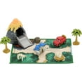 thumbnail image 3 of Disney Pixar Cars Toys, Mini Racers Dino Park with 2 Cars, 3 of 4
