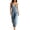 Light Blue, variant on Lenpel Jumpsuits for Women Ruched V Neck Spaghetti Strap Vacation Outfits Pleated Long Rompers Joggers with Pockets