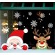 thumbnail image 2 of 2 piezas de pegatinas navideñas para ventanas, pegatinas decorativas para ventanas con copos de nieve, gel navideño enano, 2 of 4