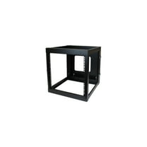 StarTech.com 12U 22in Depth Hinged Open Frame Wall Mount Server Rack