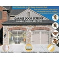 thumbnail image 4 of Garage Door Mesh Screen Kit 8x7 FT White - Retractable Magnetic Net Screen Door for 1 Car Garage 8x7ft, Durable Fiberglass Mesh Blocks Bugs & Enhances Privacy - Great for Patio Porch Outdoor, 4 of 4