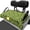 Cartoon Cucumber Slice Pattern, variant on chaqlin Bulldog Pattern Golf Cart Seat Cover Breathable, for Club Car Seat, Golf Cart Seat Covers, Compatible with Club Cars Yamaha