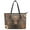 3D Highland Cow Flower, variant on ZUXONGSY Stained Glass Bee Daisy Print Handbag for Women Multifunctional Top Handle Tote Bag Fashion Shoulder Bag with Zippered for Business Shopping